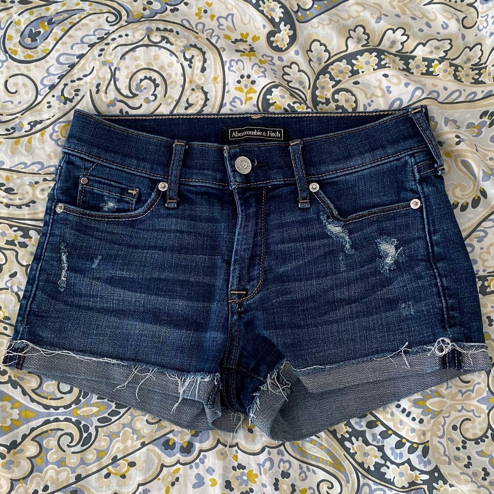 Abercrombie soft jean shorts